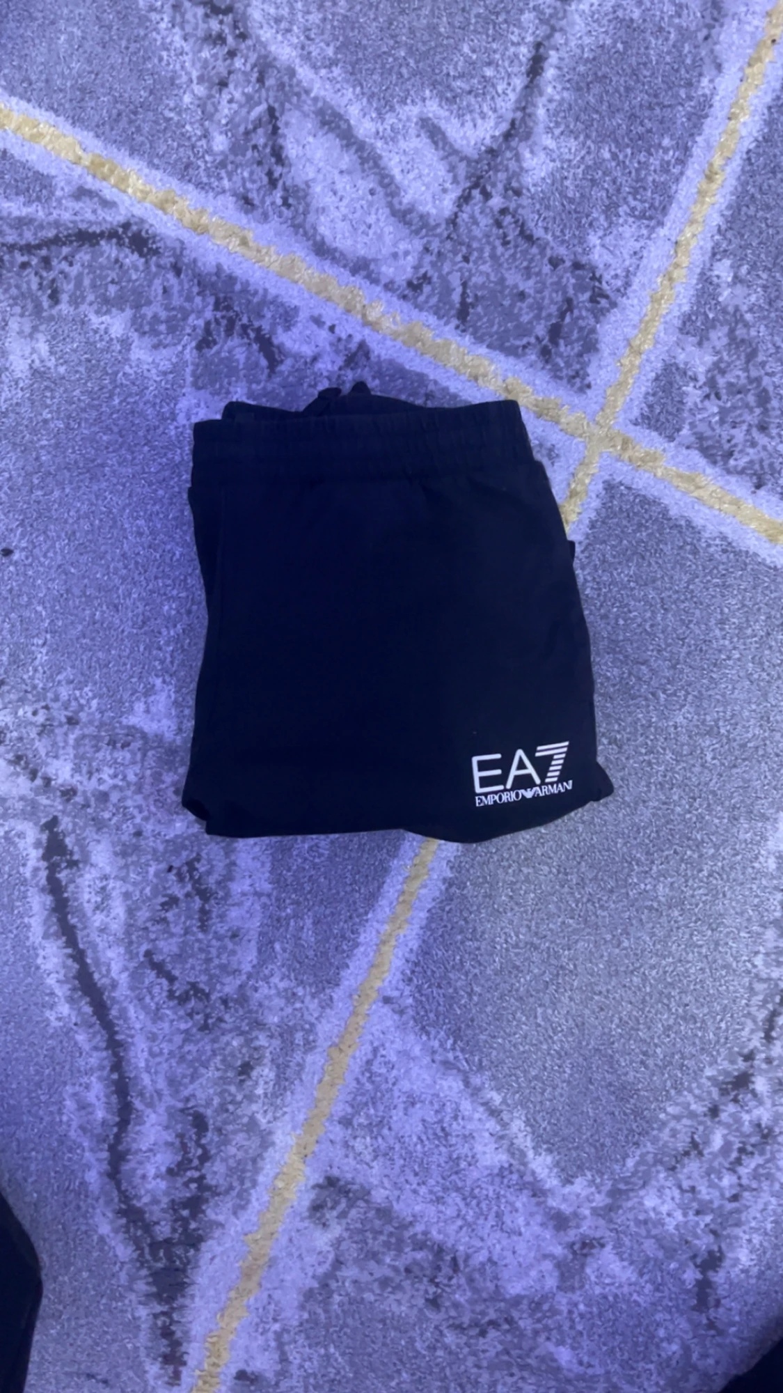 Svarta mjukisbyxor EA7 Emporio Armani - 4