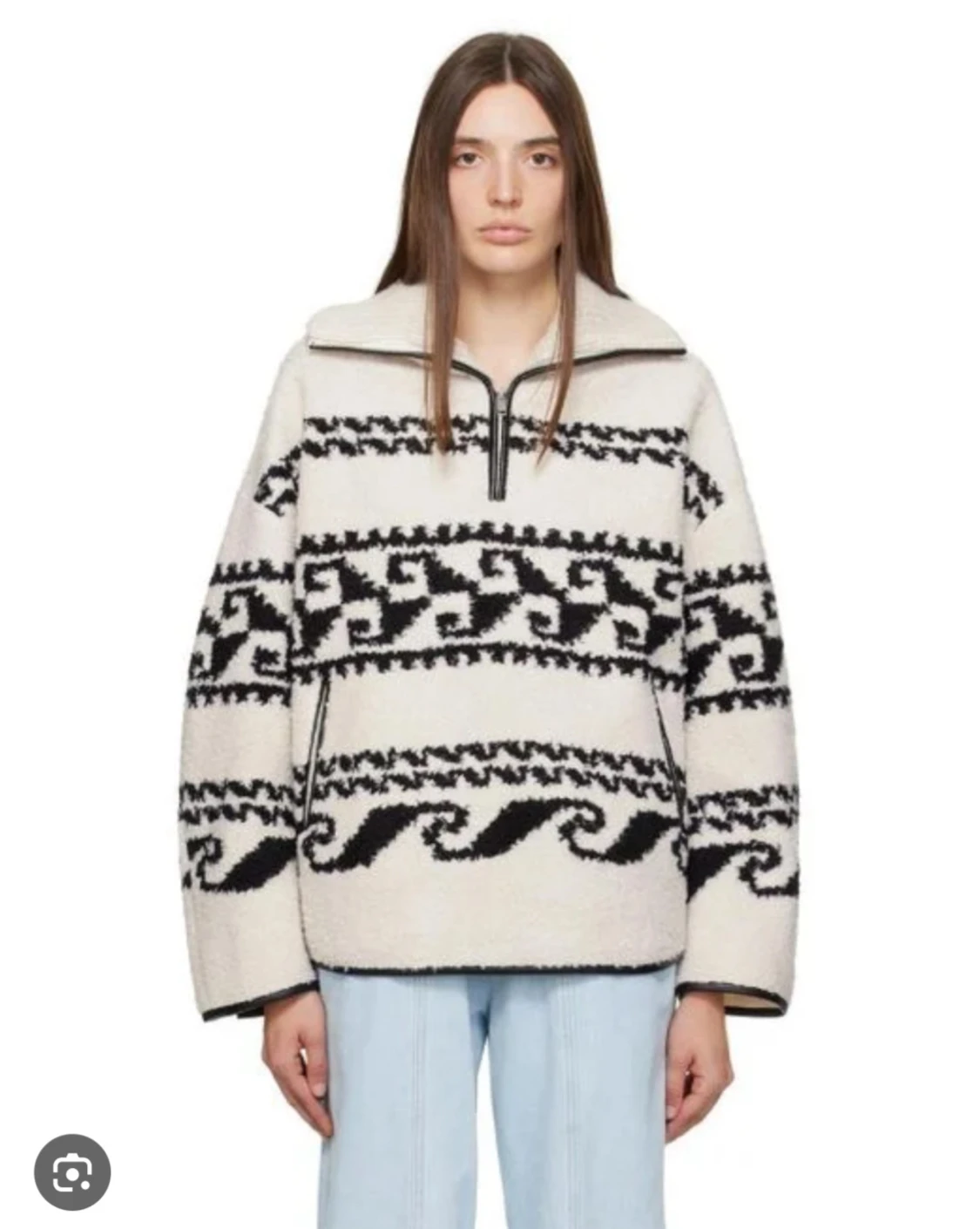 Isabel Marant Étoile fleece half zip