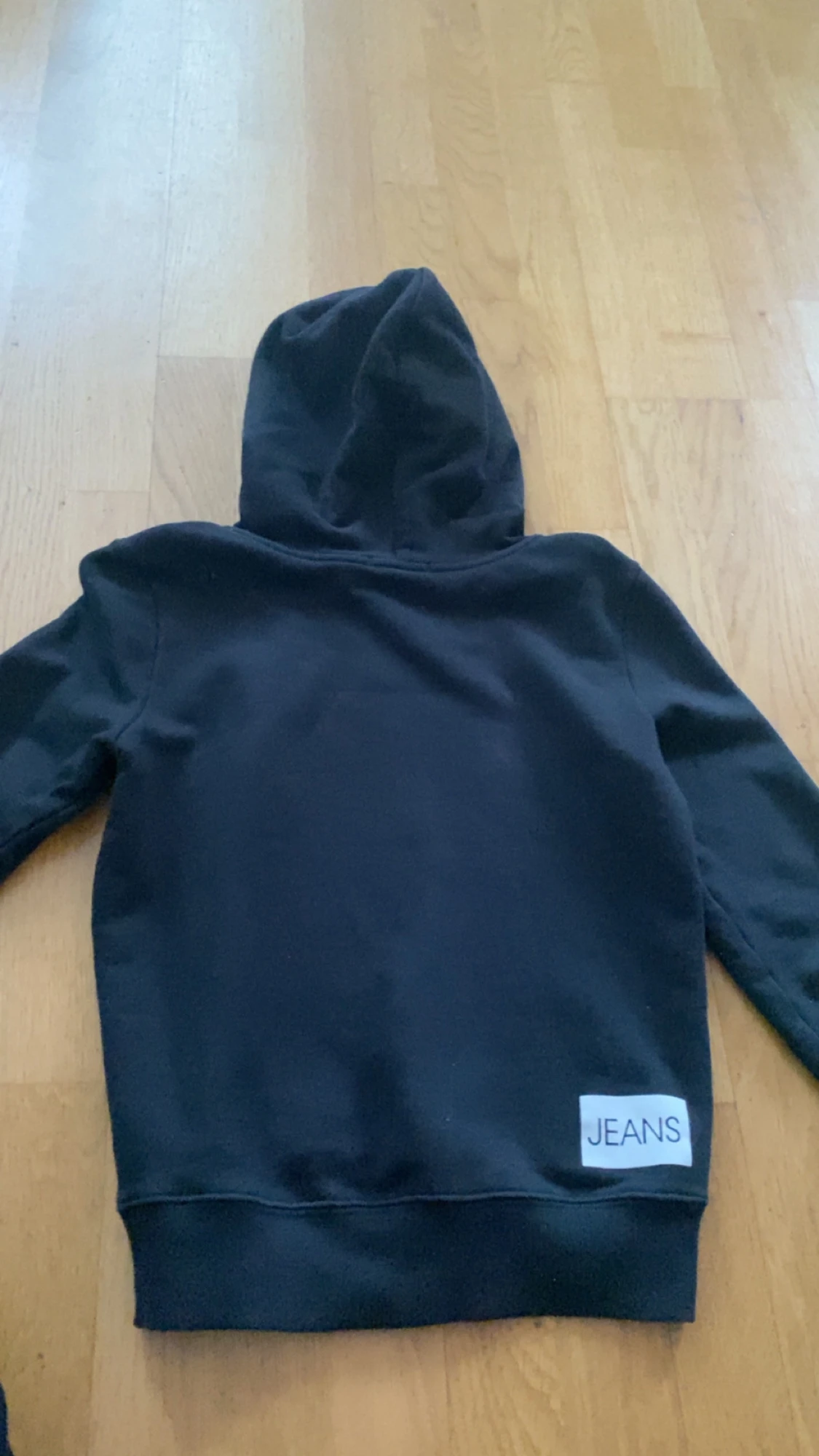 Svart Calvin Klein hoodie med tryck - 2