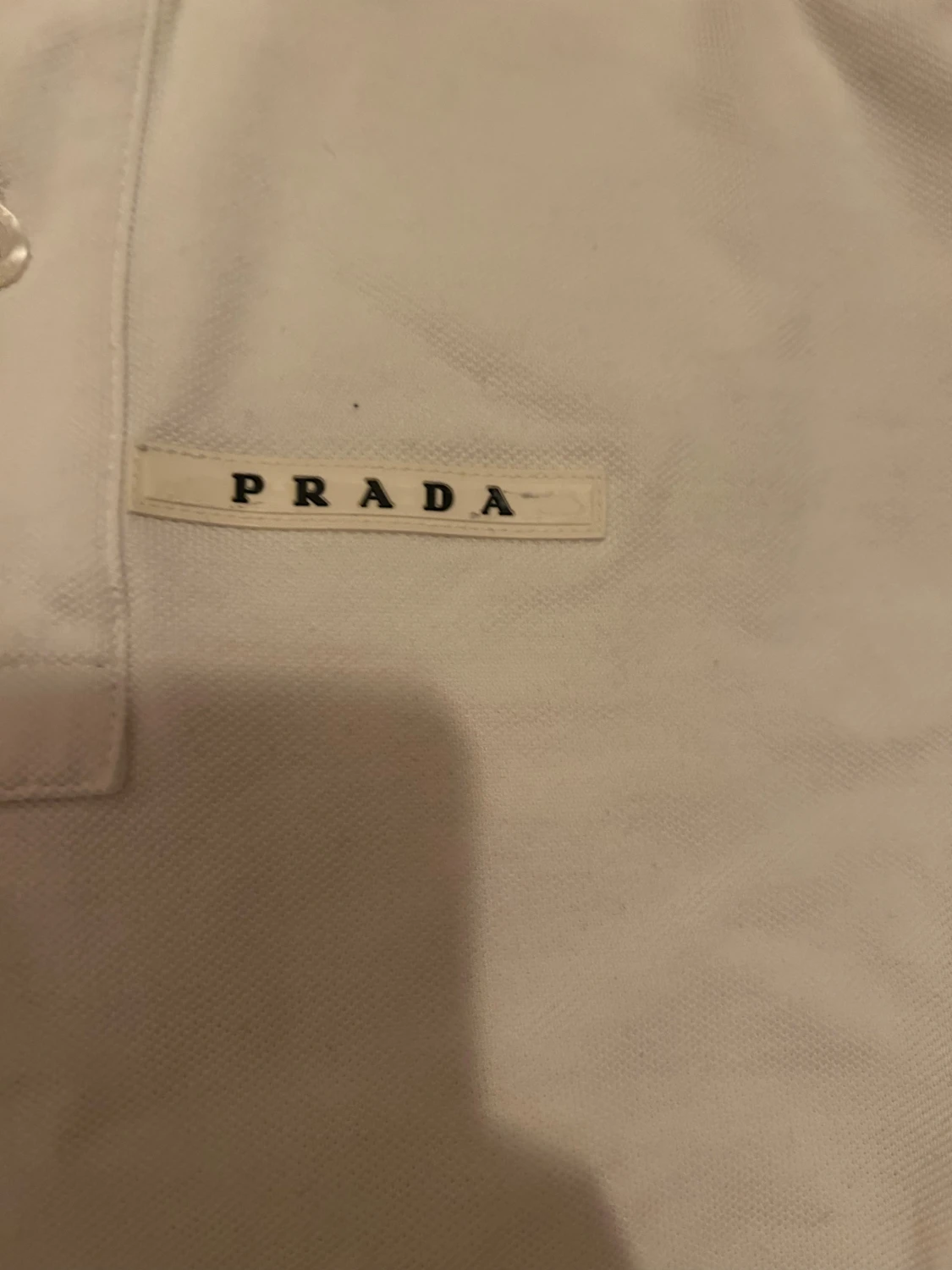 Vit pikétröja från Prada XS - 1
