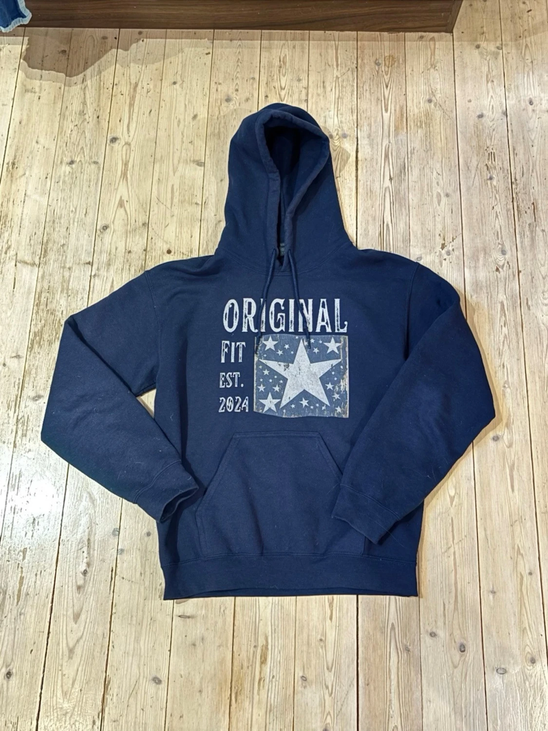 Original hoodie mörkblå