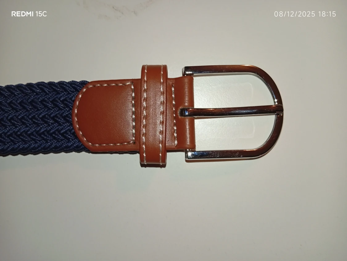 Blått flätat bälte  - 2