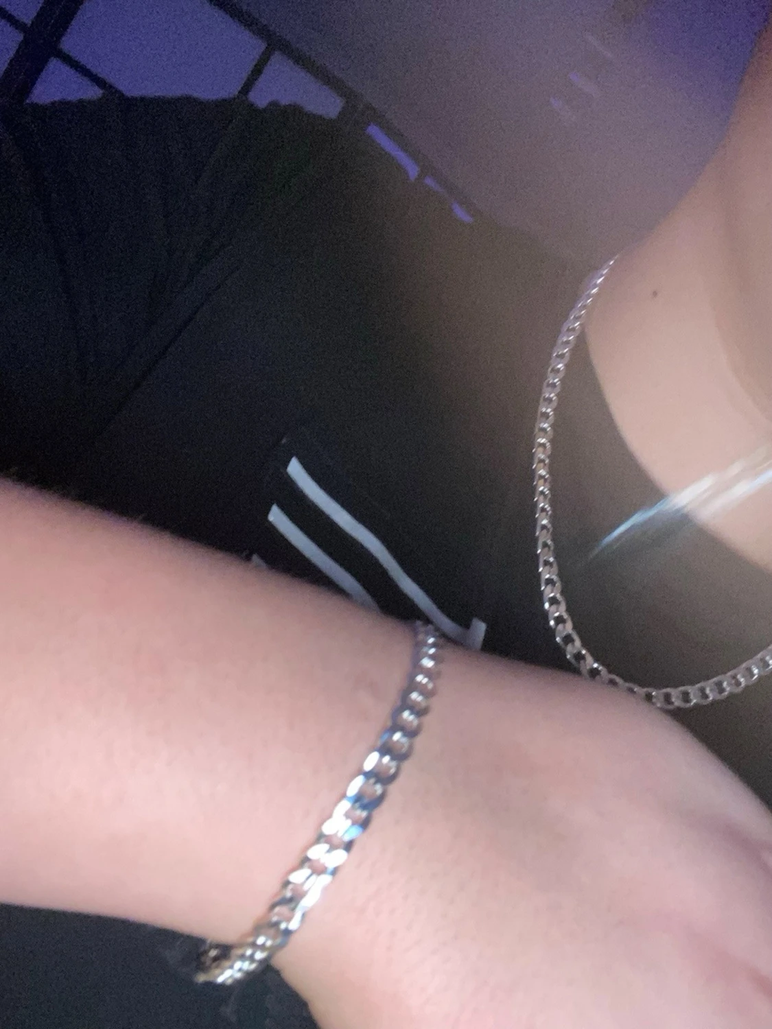 Silverfärgad tvinnad kedjeväst - 5