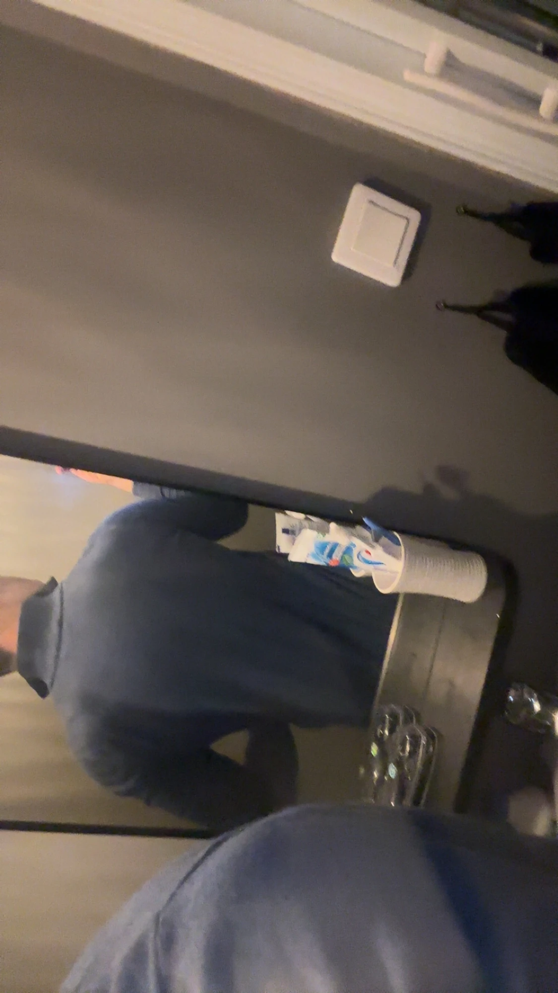 Blå half zip tröja Dressmann - 2