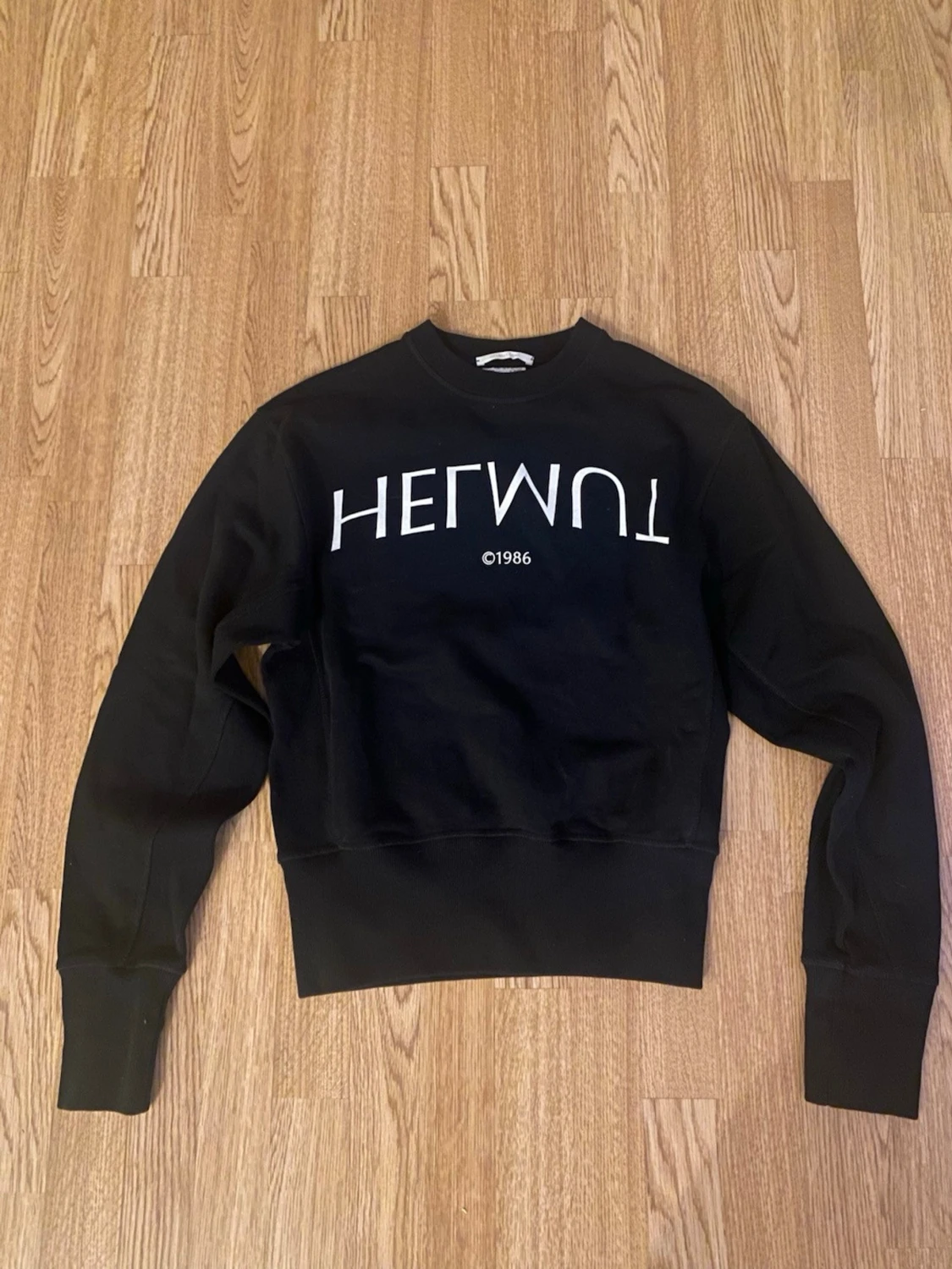 Svart sweatshirt från Helmut Lang