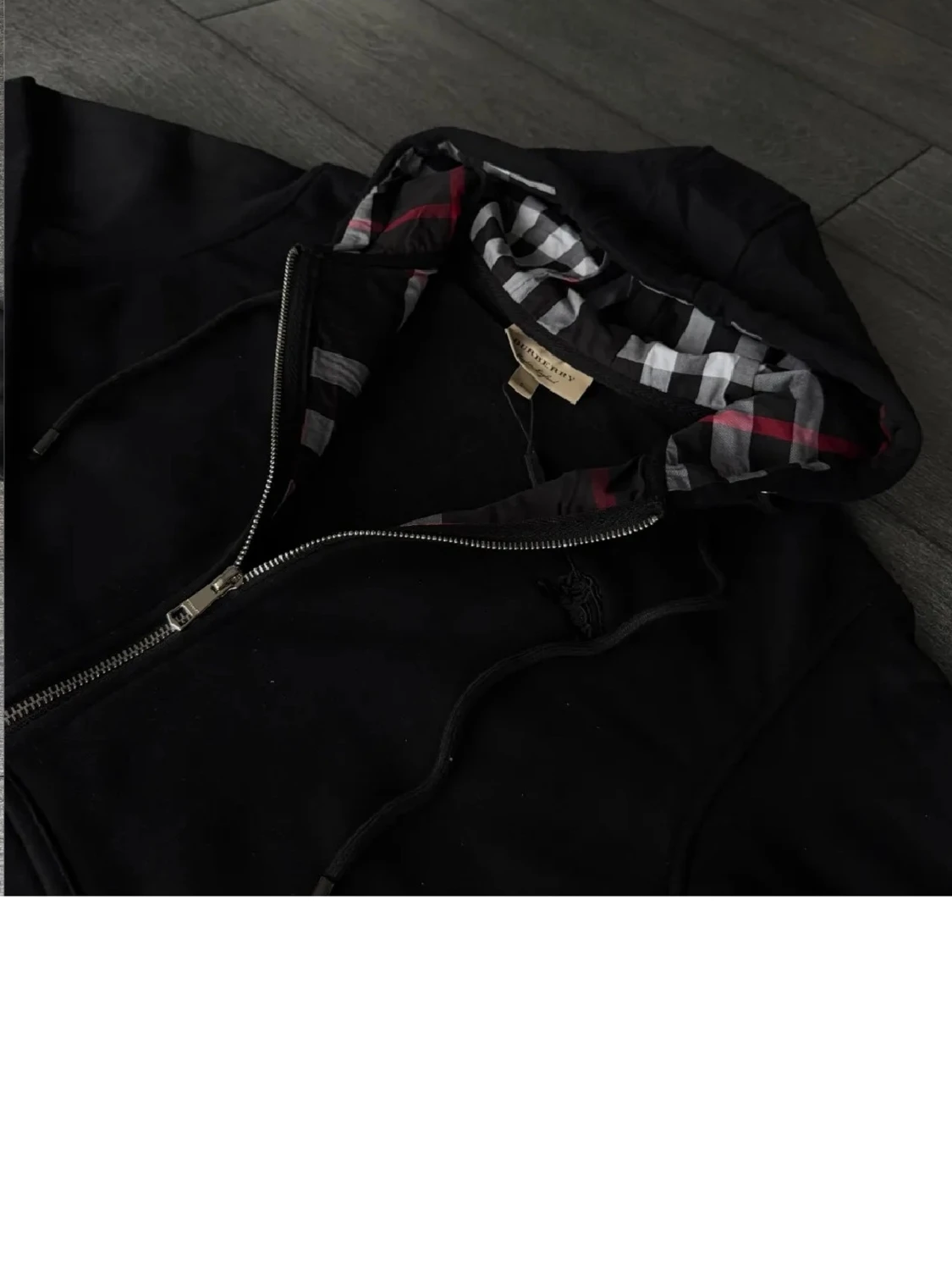 Burberry svart hoodie  - 1