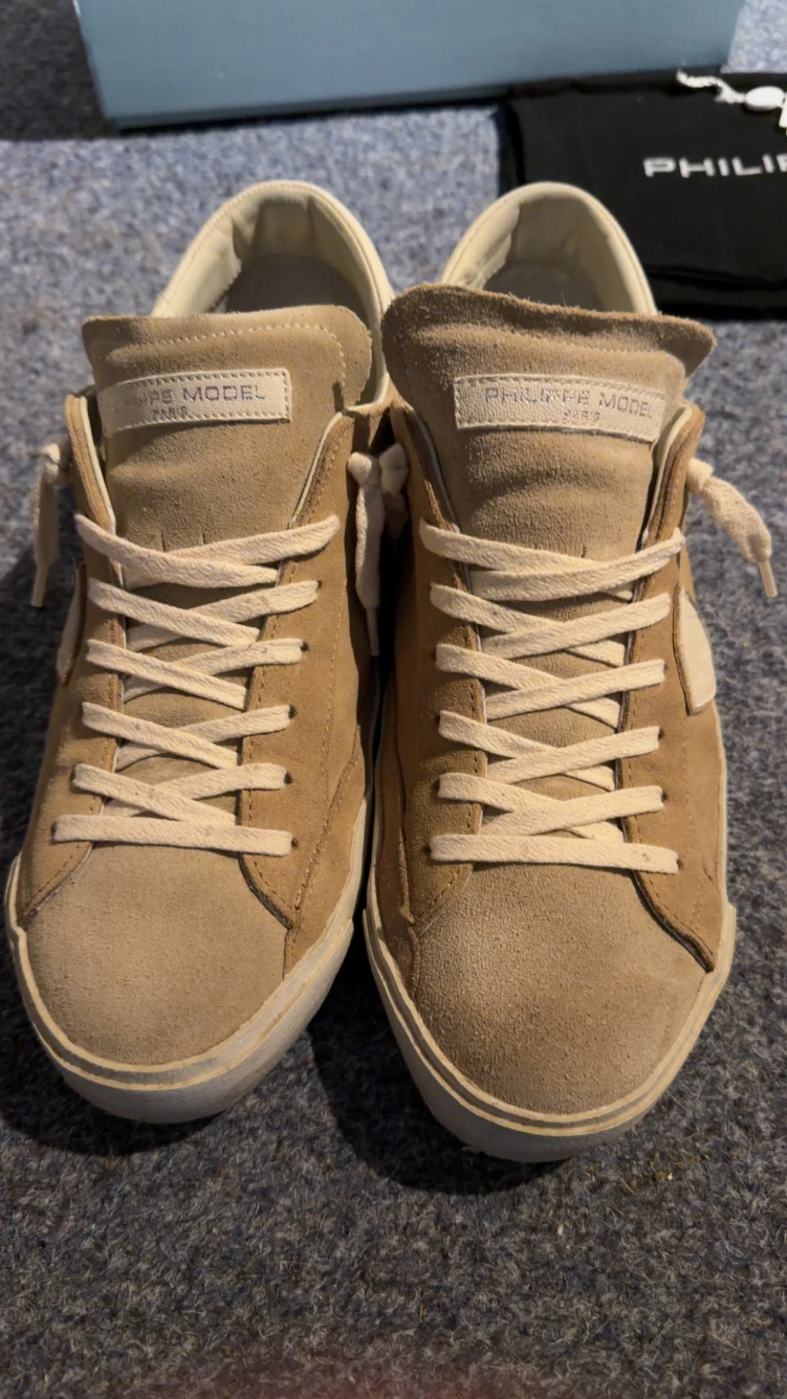 Beige Philippe Model sneakers mocka - 2