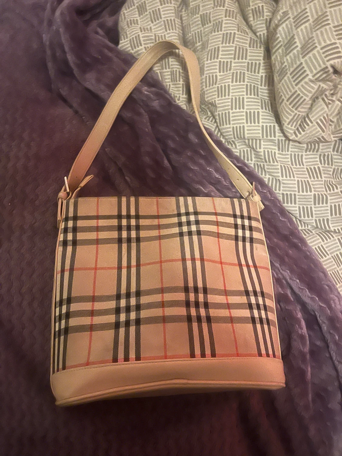 Vintage Burberry väska  - 1
