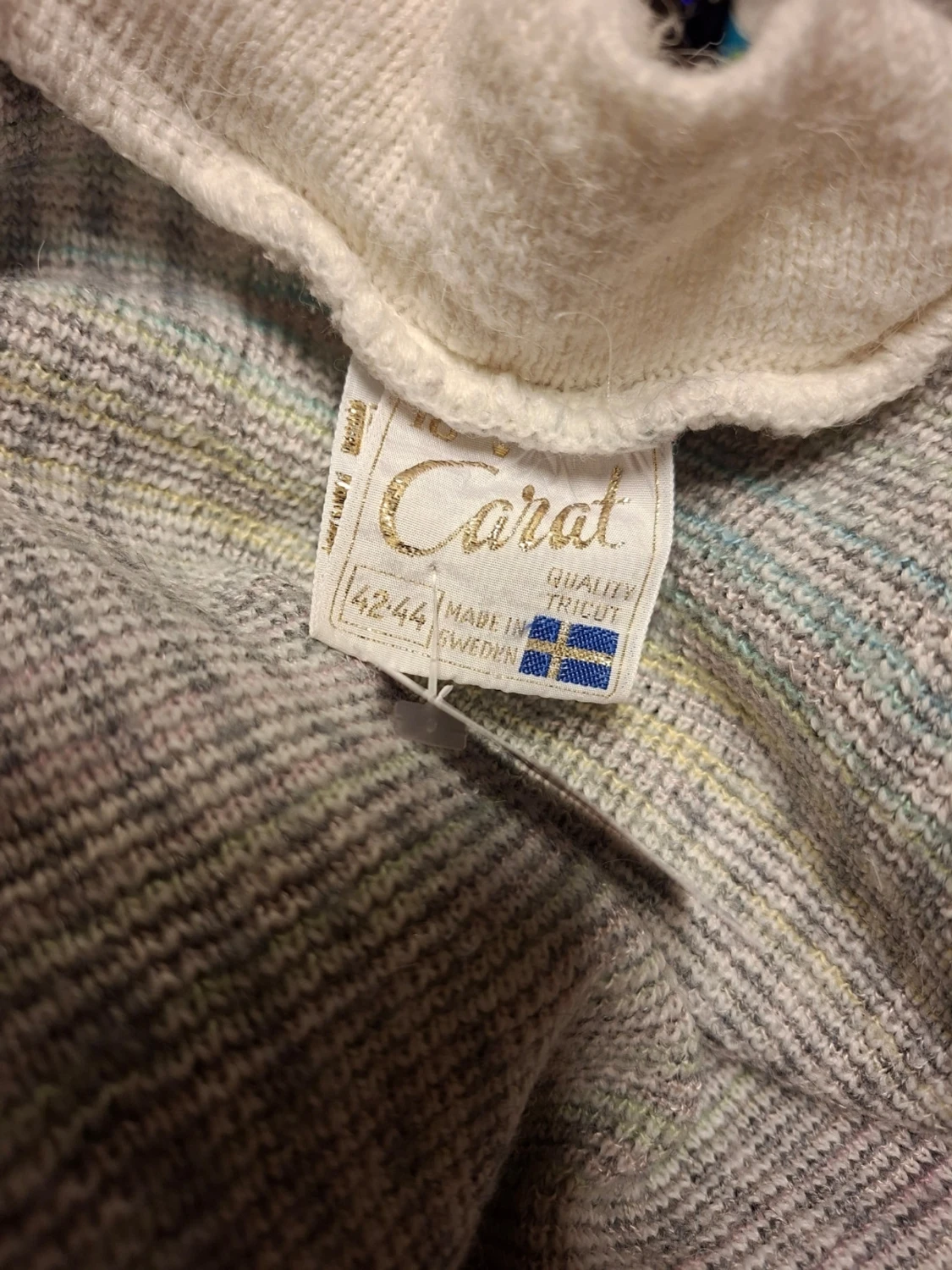 Mönstrad stickad tröja från 18 Carat - 3