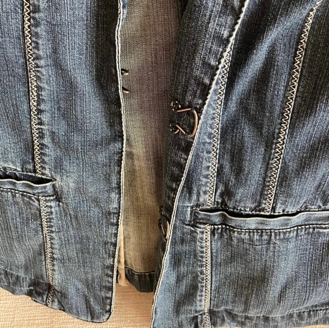 Blå jeanskavaj från Ecru - 4