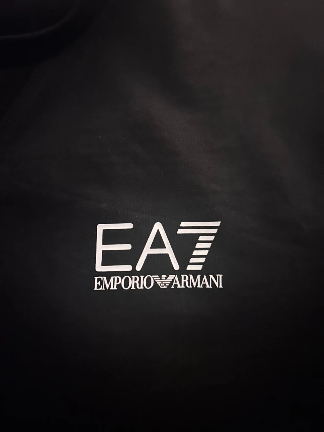 Svart långärmad EA7 Emporio Armani tröja - 1