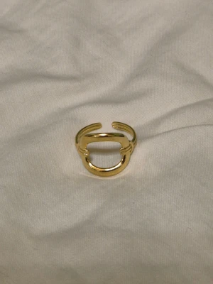 18k guldpläterad ring - Supersnygg justerbar ring Guldpläterad ring I stainless steel