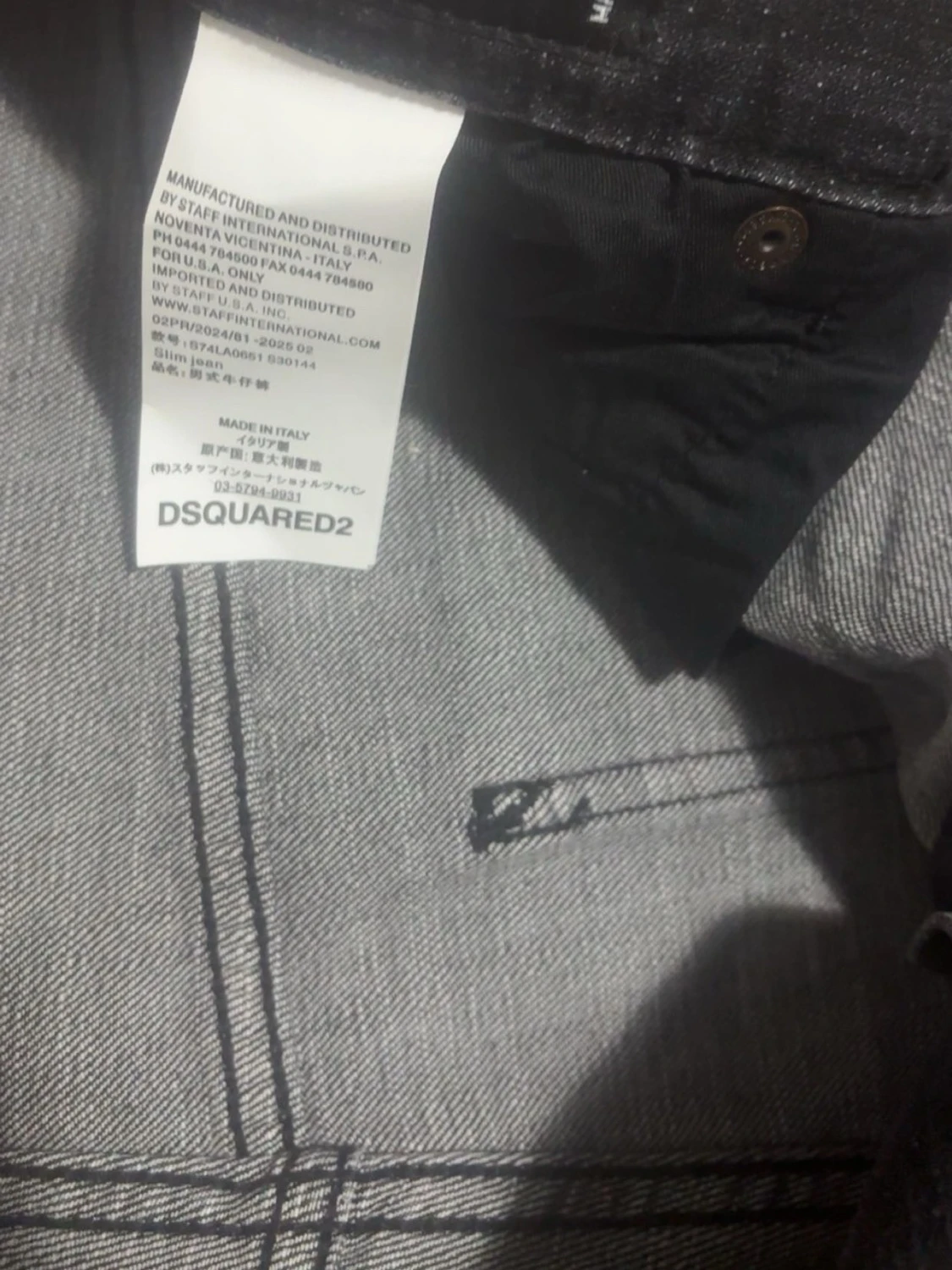 Svarta skinny jeans från Dsquared2 - 2
