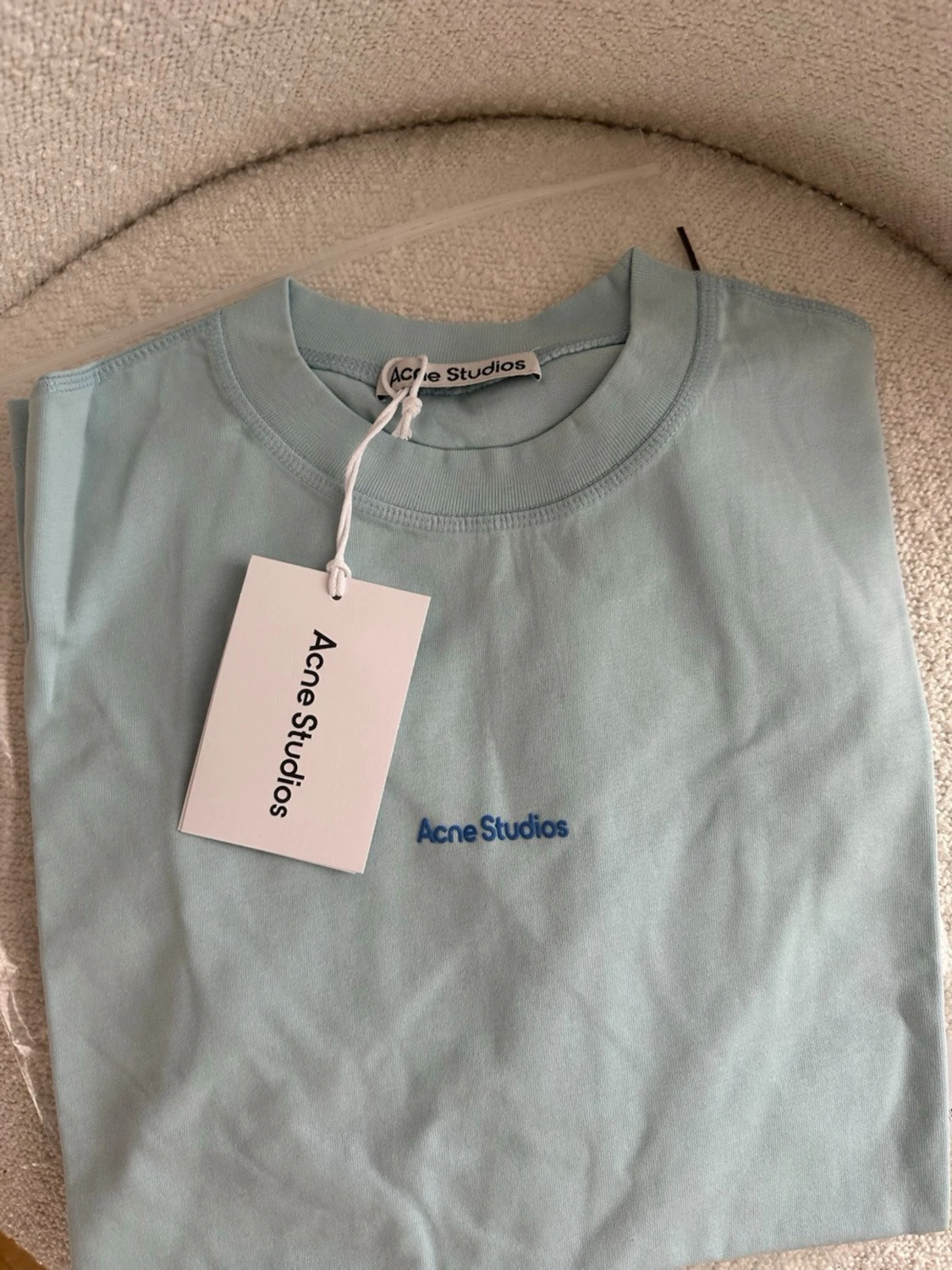 Ljusblå Acne Studios t-shirt - 6