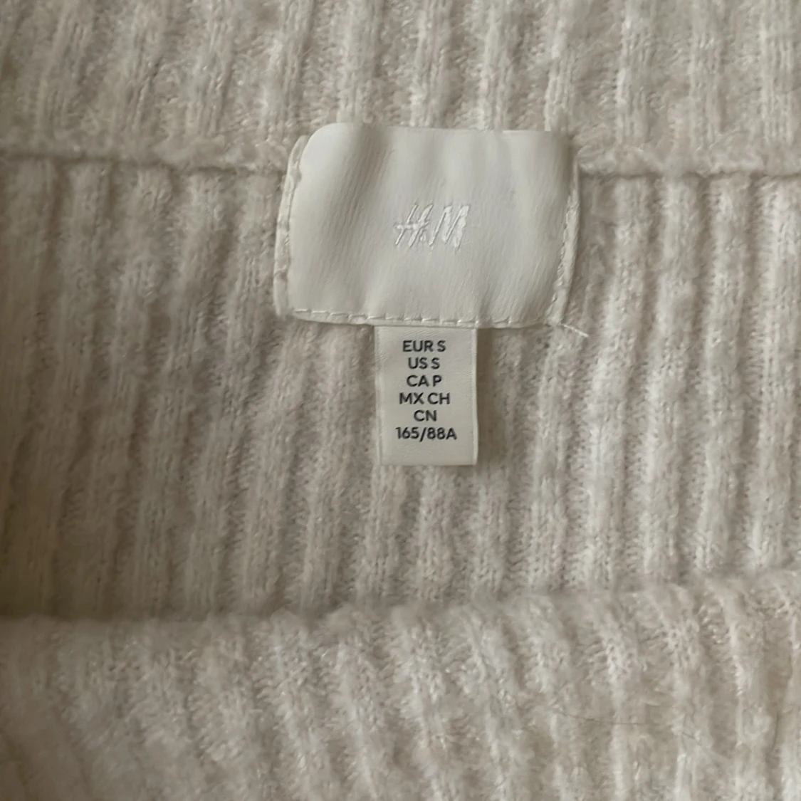 Offshoulder ribbad tröja från H&M - 1