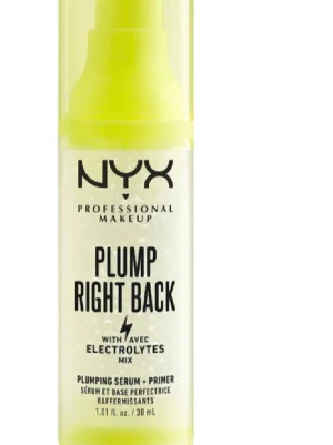 NYX Plump Right Back Primer 30ml - NYX Plump Right Back är en primer med plumpande effekt och elektrolyter. Den är helt ny och aldrig använt den annars skulle jag aldrig sälja den 