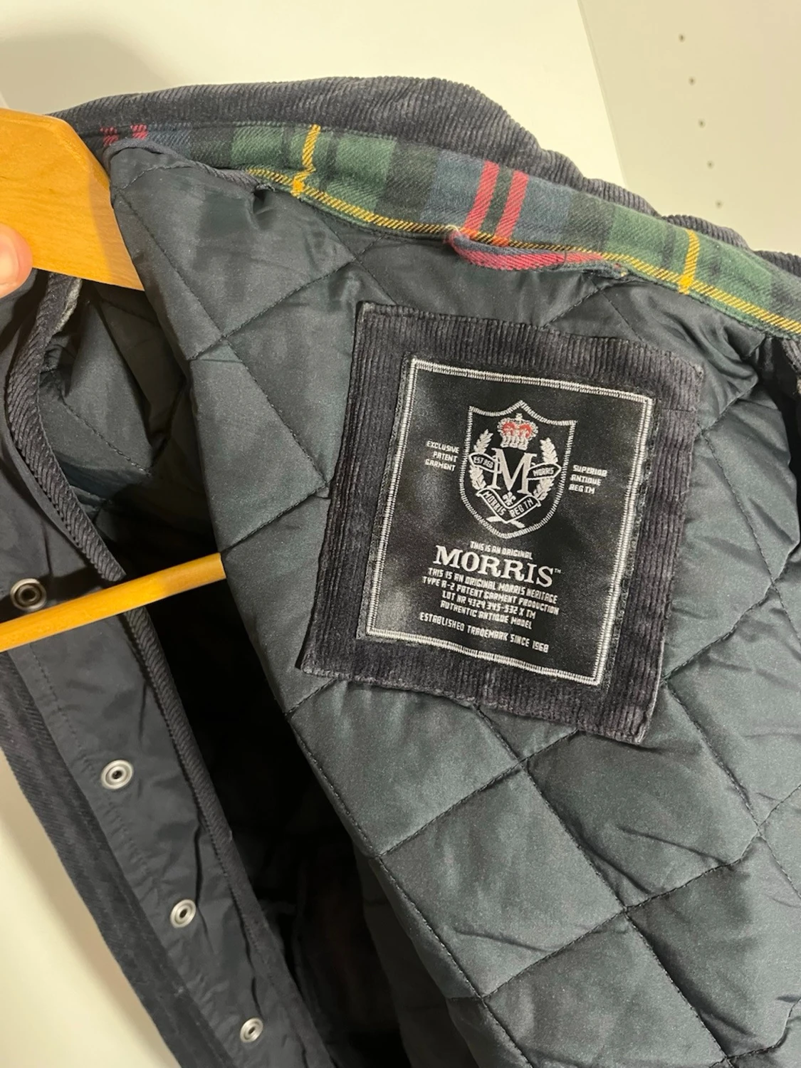Svart quiltad jacka från Morris - 5