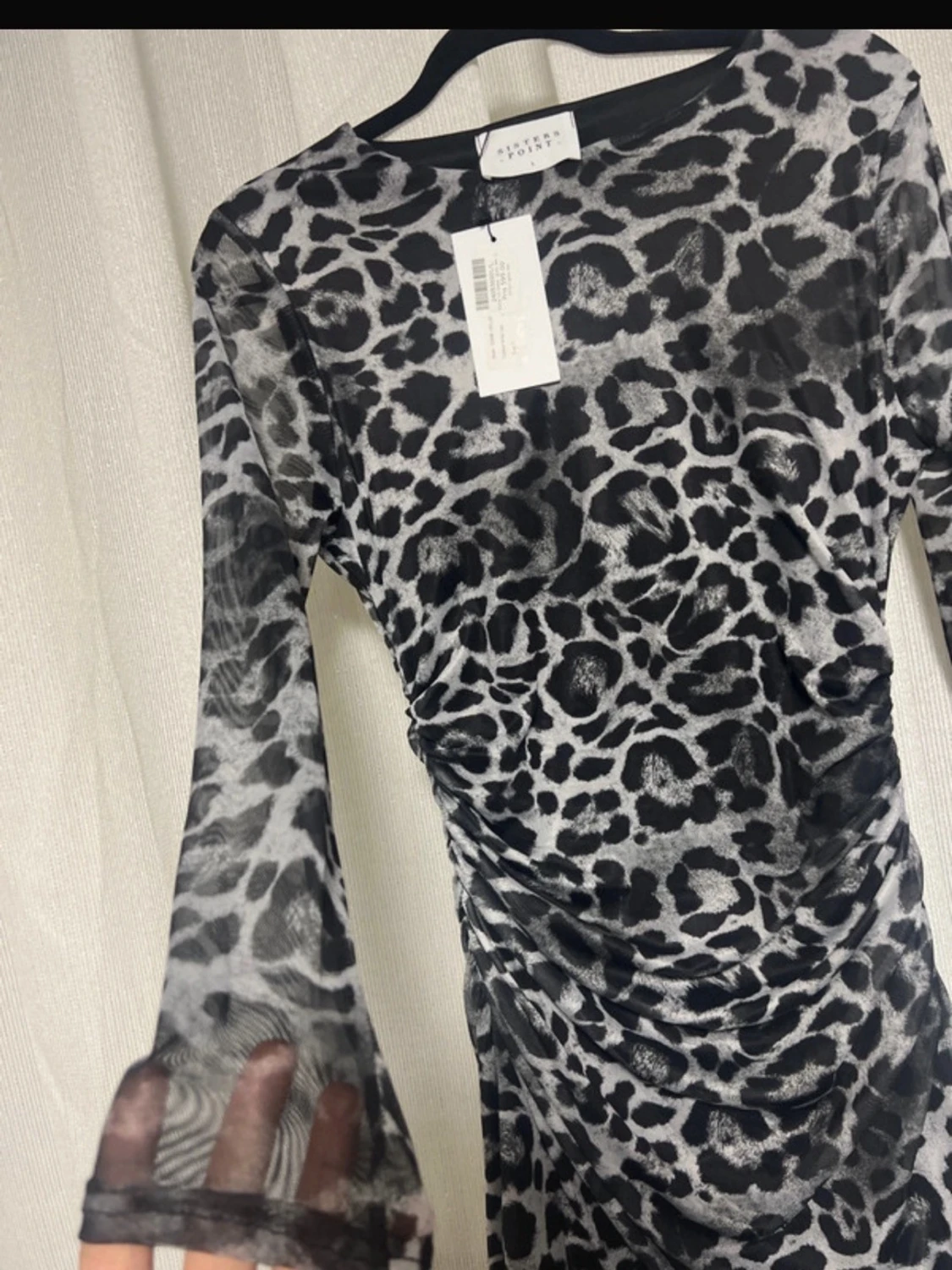 Leopardmönstrad långklänning Sisters Point - 3