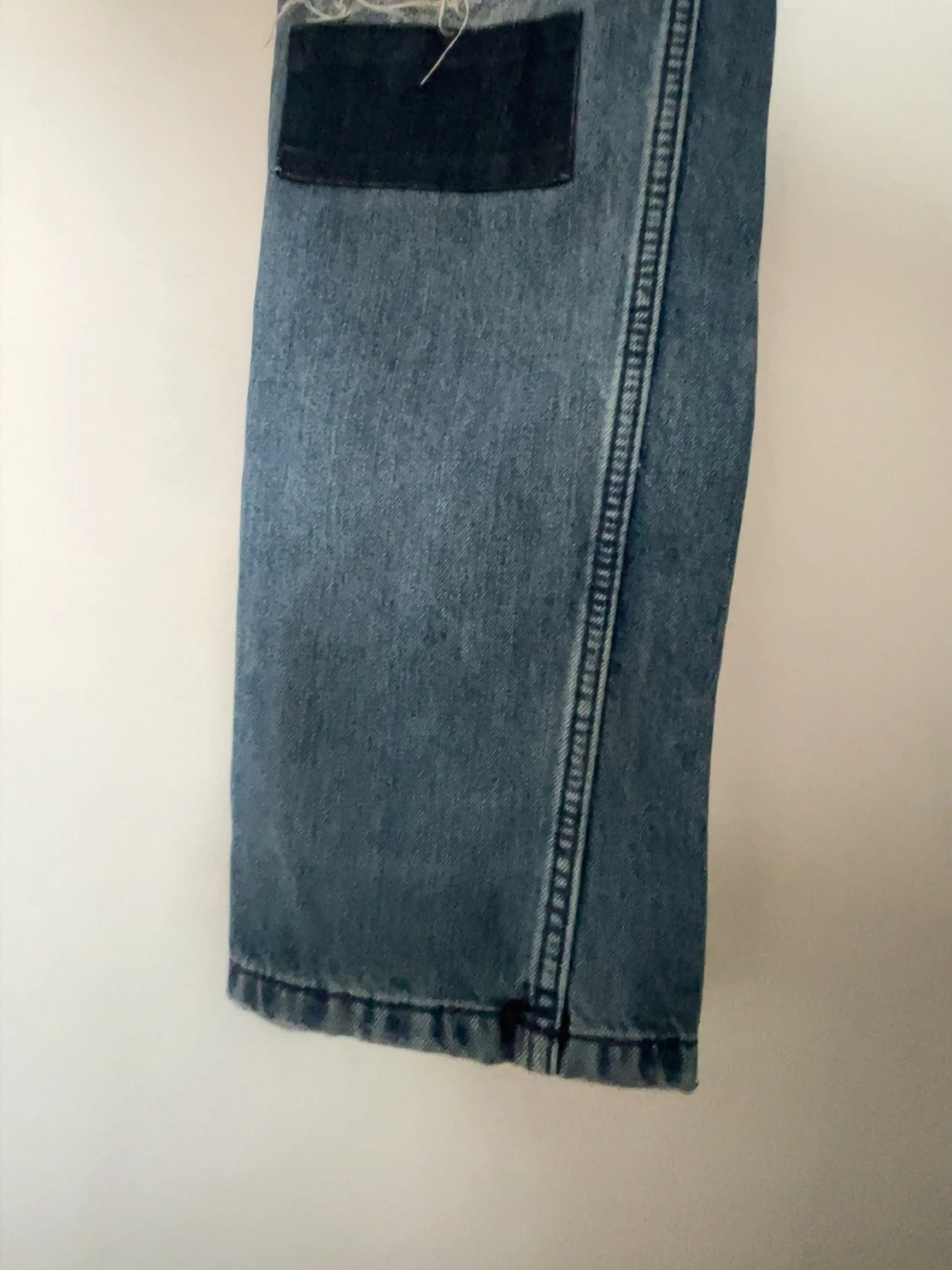 Blå patchade jeans Adrian Hammond - 3