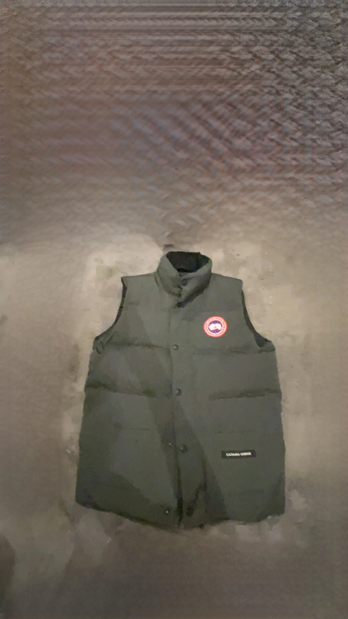 Svart dunväst från Canada Goose XS