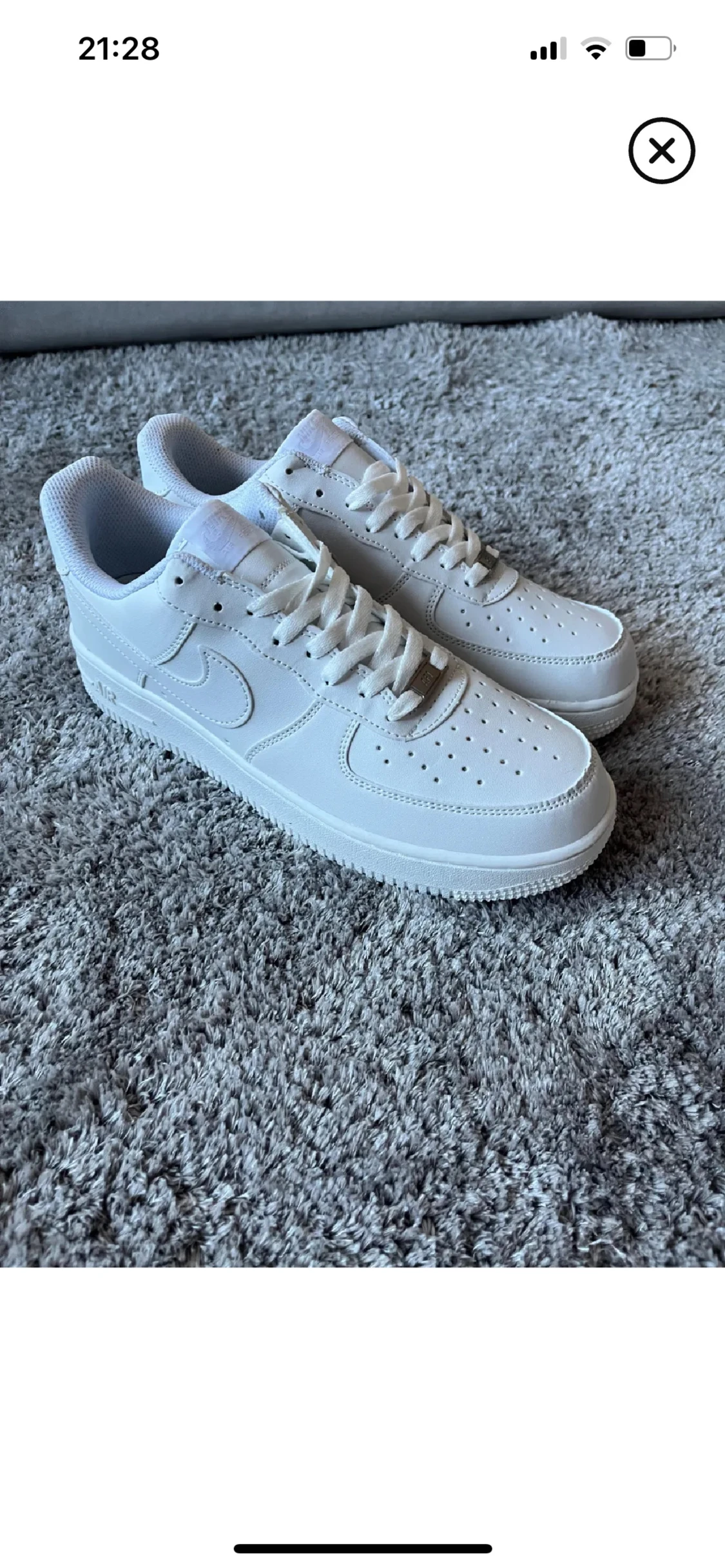 Nike Air Force 1 helvita sneakers - 2