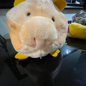 Plyschgris med grisunge  - Mjuk plyschgris med dragkedja  .under dragkedjan finnes en grisungen  som som ni kan se på bild  5 .  Tillverkad i Sydkorea, flamsäkert material och dragfasta ögon. Handtvätt rekommenderas. Fint skick, inga synliga defekter eller slitage. Perfekt som gosedjur eller förvaring.