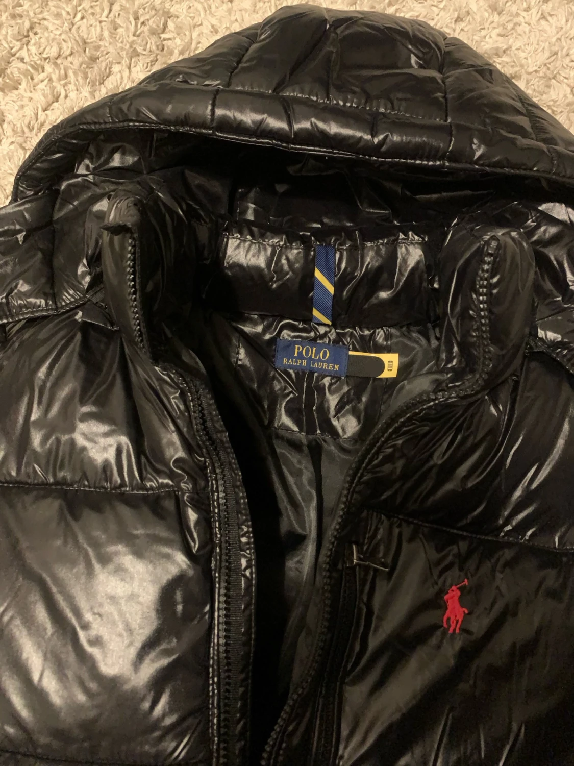 Svart pufferjacka från Polo Ralph Lauren