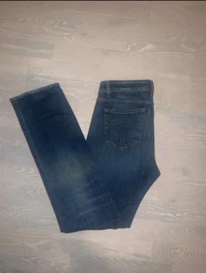 Tiger of Sweden blå jeans Rex 28/32 -                                                                                                  📏 Storlek-W28 L32 🧼 skick-Jätte bra använda max 2-3 gånger                                                                Snygga blå jeans från Tiger of Sweden, modell Rex. Klassisk femficksdesign med raka ben och normal passform. Jeansen har subtila slitningar och är tillverkade i mjukt bomullsmaterial. Perfekt för dig som gillar stilrena och tidlösa jeans.