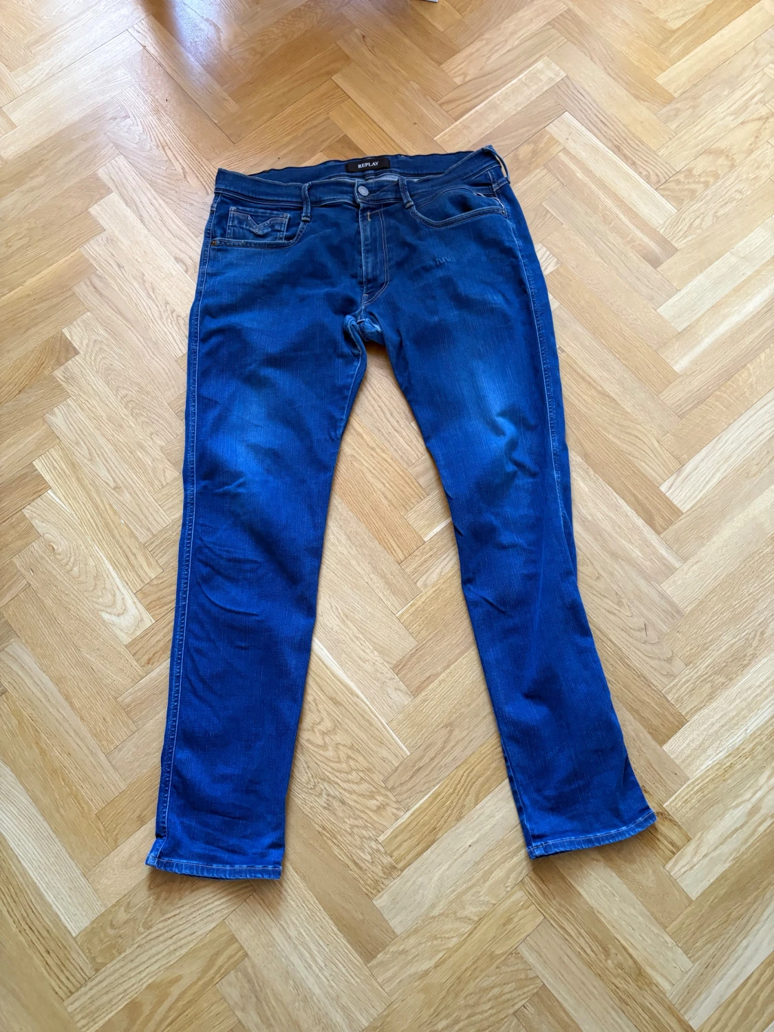 Replay blå jeans straight fit