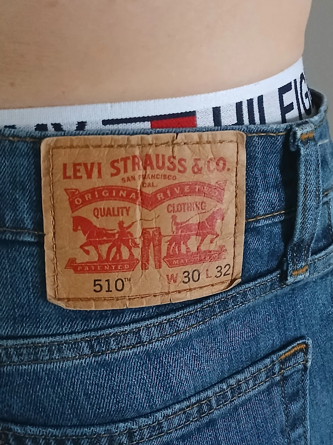 Levi's 510 skinny jeans blå W30 L32 - 3