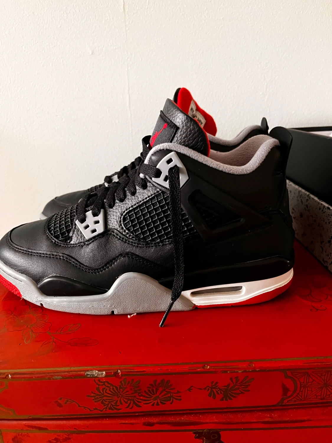 Nike Air Jordan 4 Retro Black/Red - 5