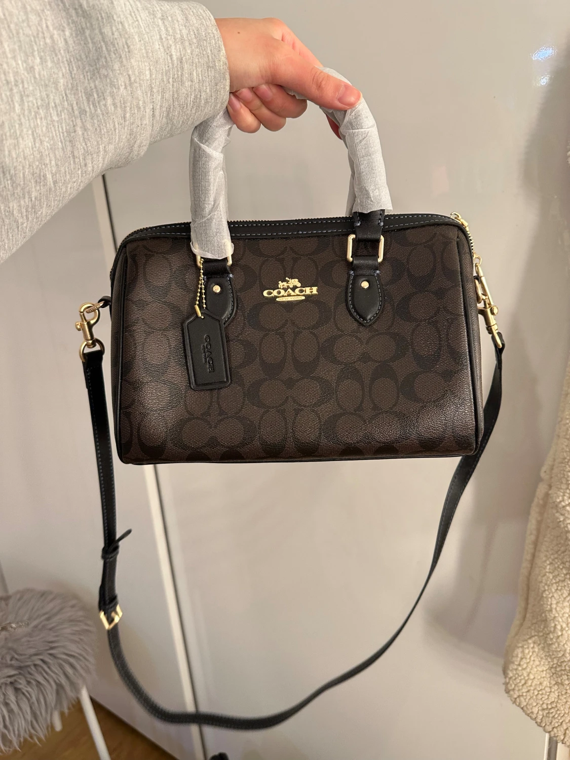 Brun handväska  - 1