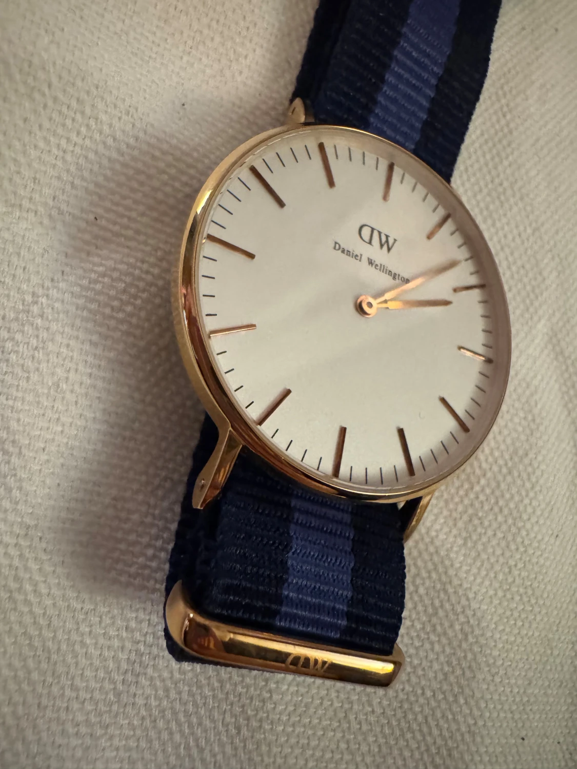 Daniel Wellington klocka med randiga band - 3
