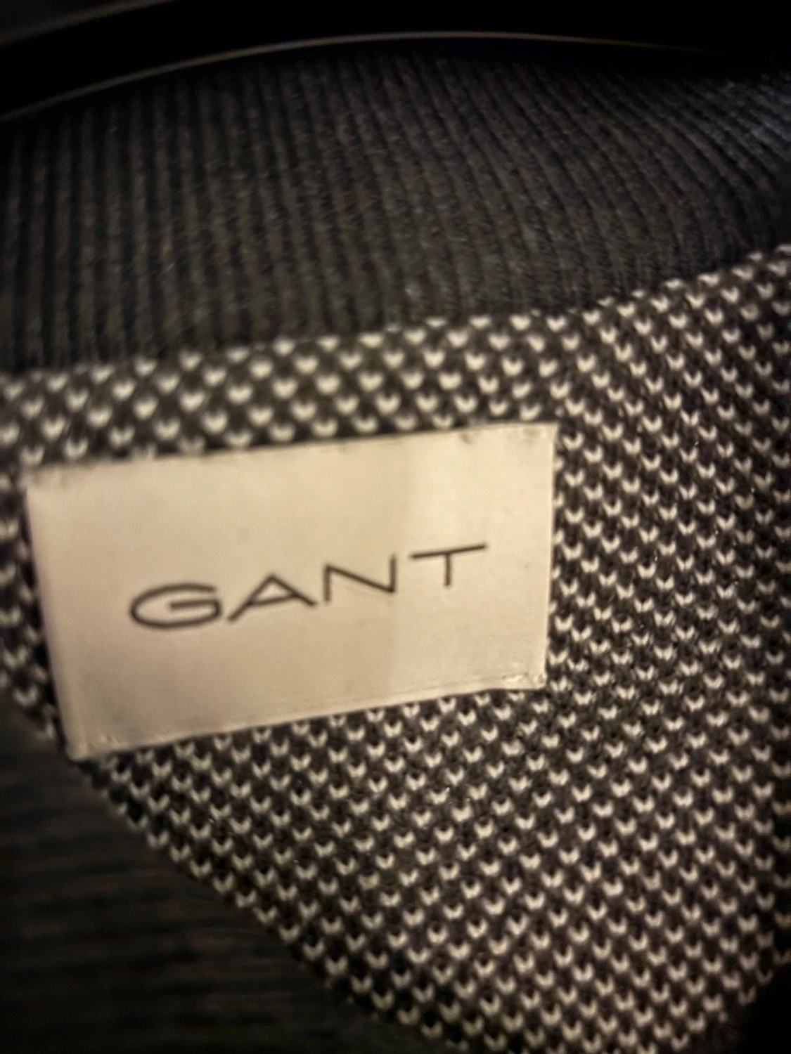 Mörkgrå half zip tröja från GANT - 2