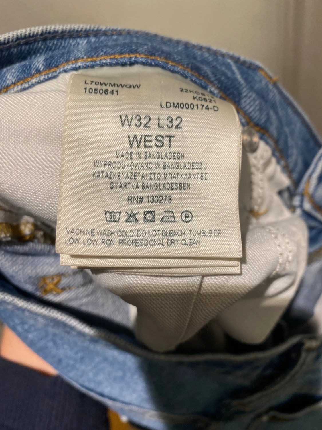 Blå Lee jeans 32/32 - 5