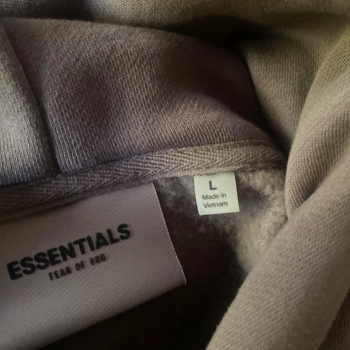 Essentials Fear of God hoodie grå L - 3