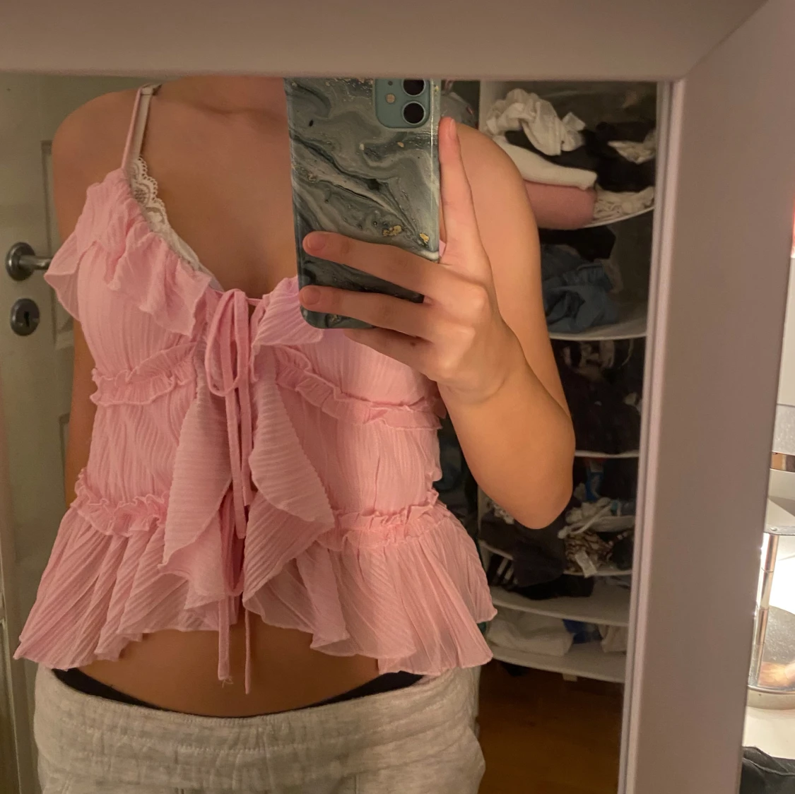 Rosa volangig linnetopp 