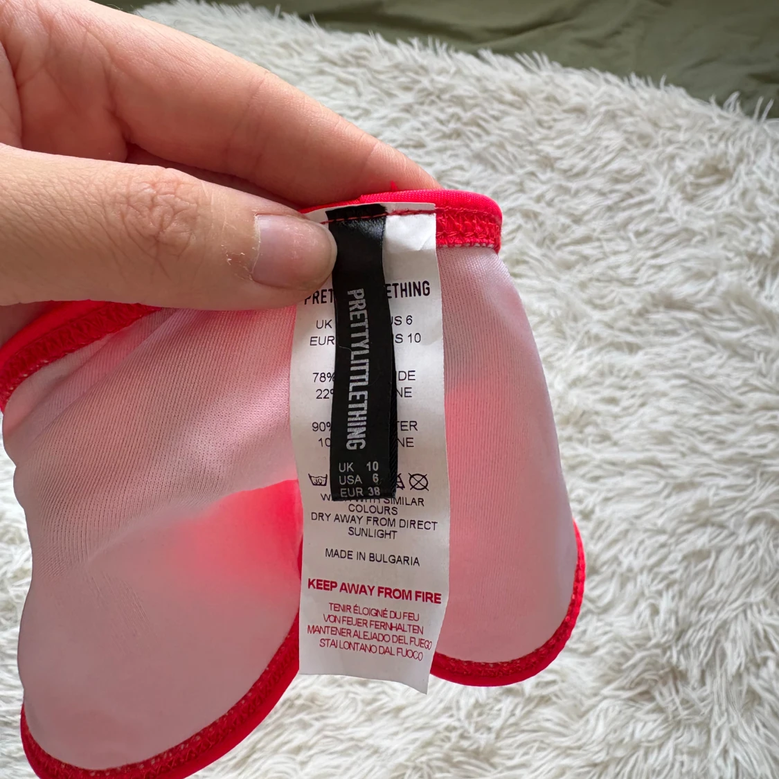 Rosa bikinidel från PrettyLittleThing - 2