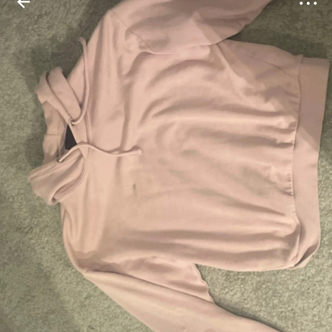 Ljusrosa hoodie från 157, storlek S