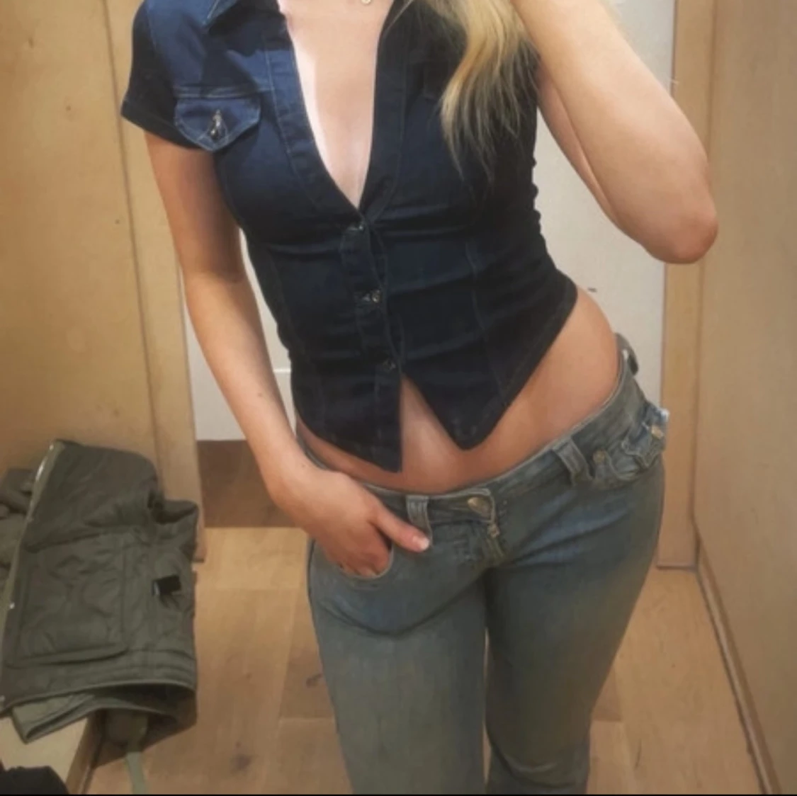 True Religion ljusblå bootcut joey - 2