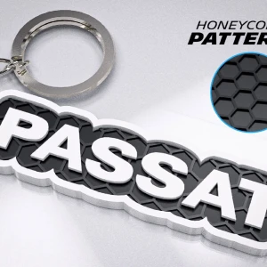 Vw passat nyckelring  - Denna design är våran bästsäljare och levereras självklart med själva ringen