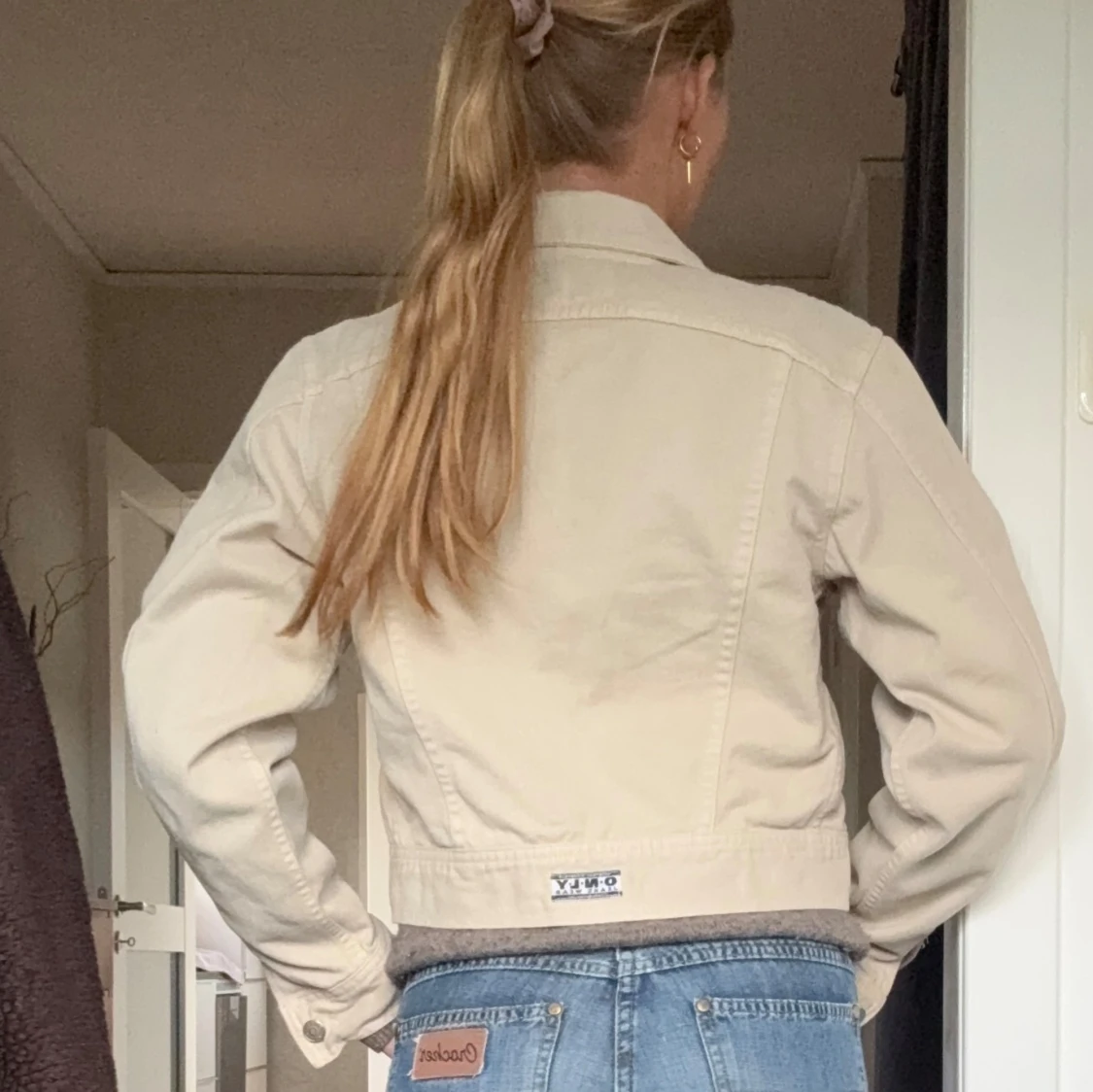 Beige jeansjacka från ONLY - 1