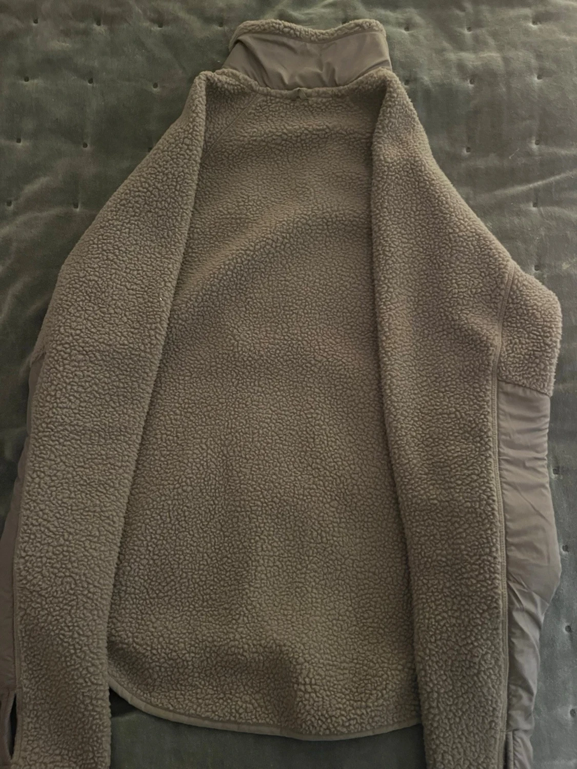 Beige teddyjacka från Move, S - 2