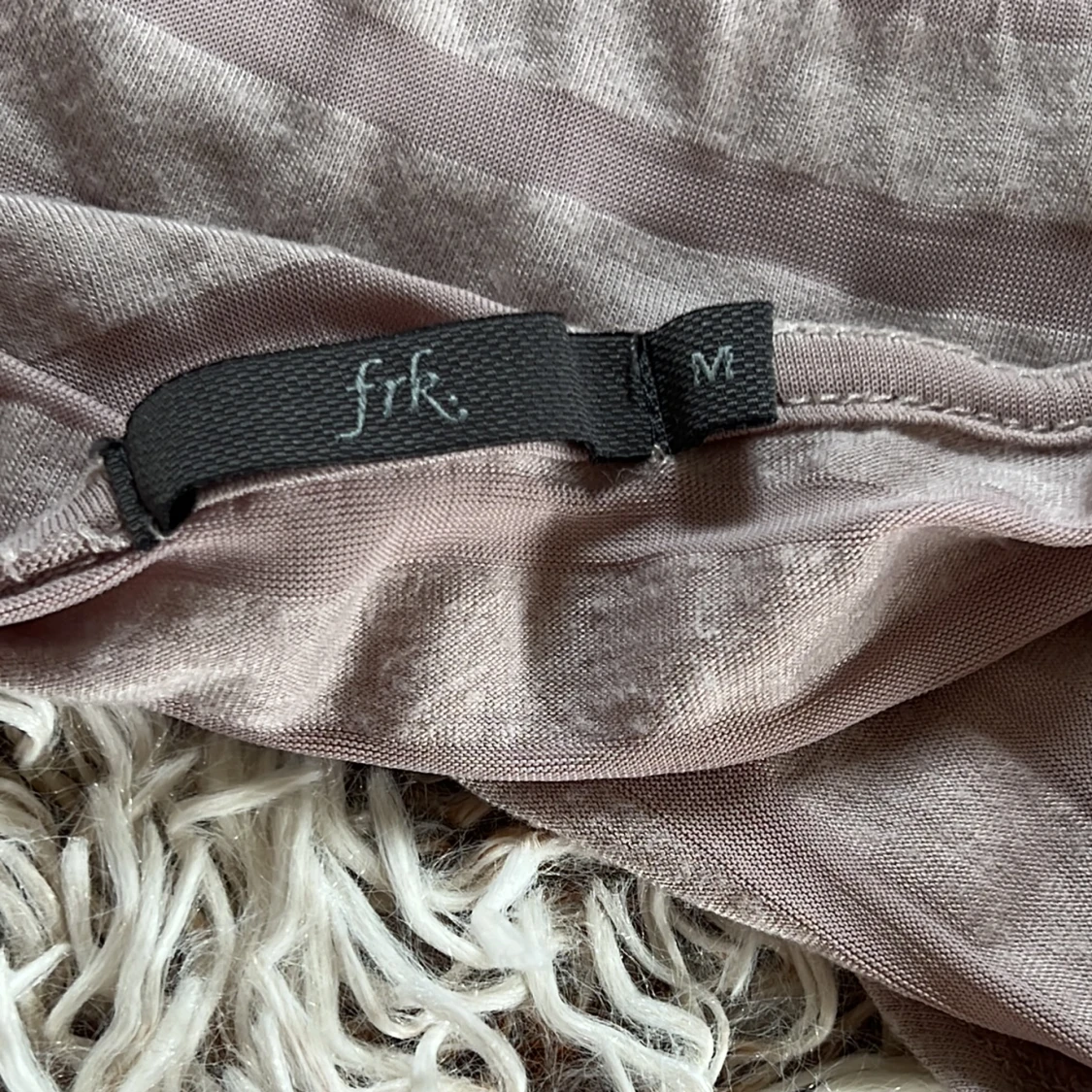 Beige randig topp från frk - 2