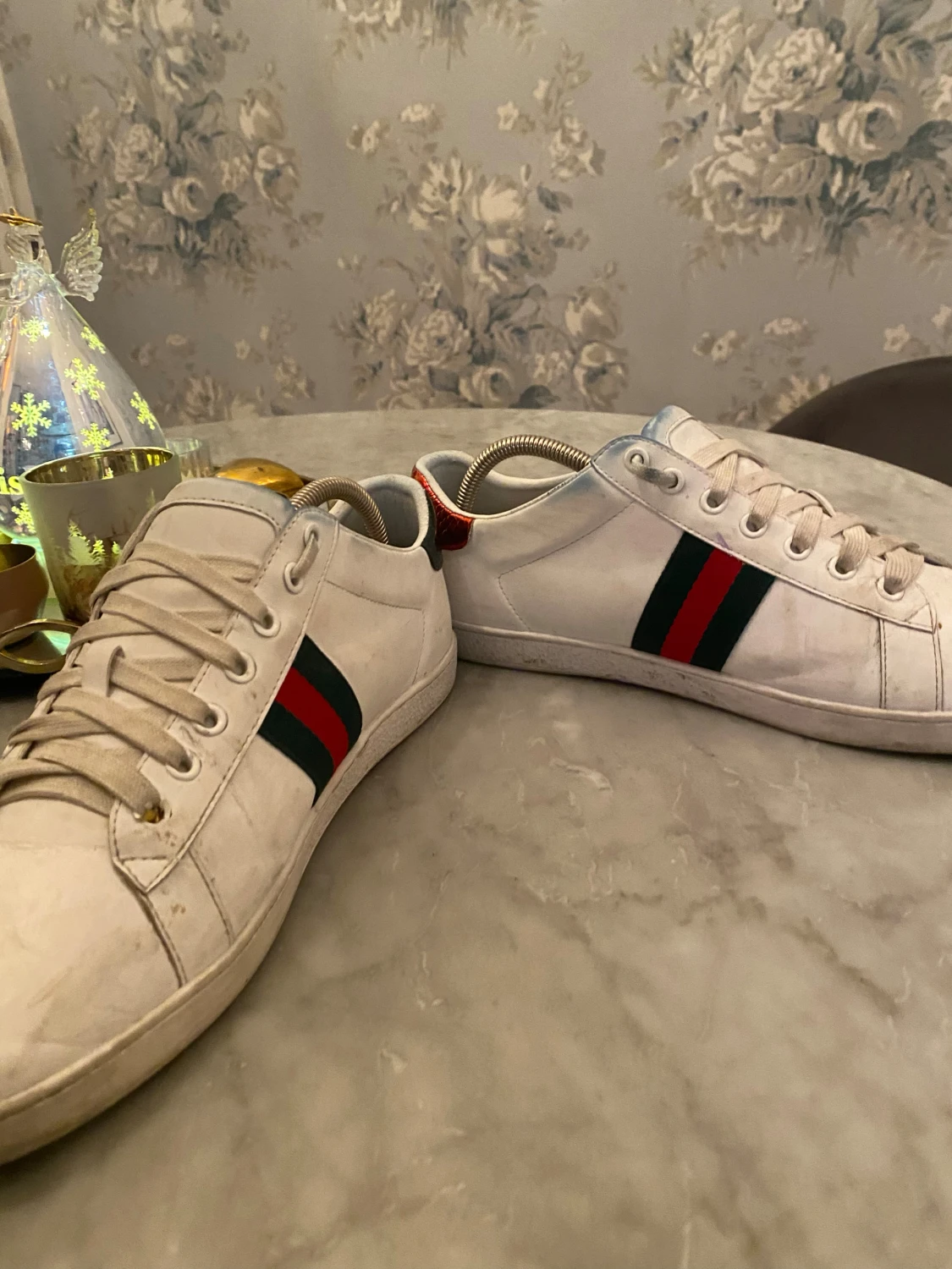 Gcci Ace sneakers med orm och ränder - 3