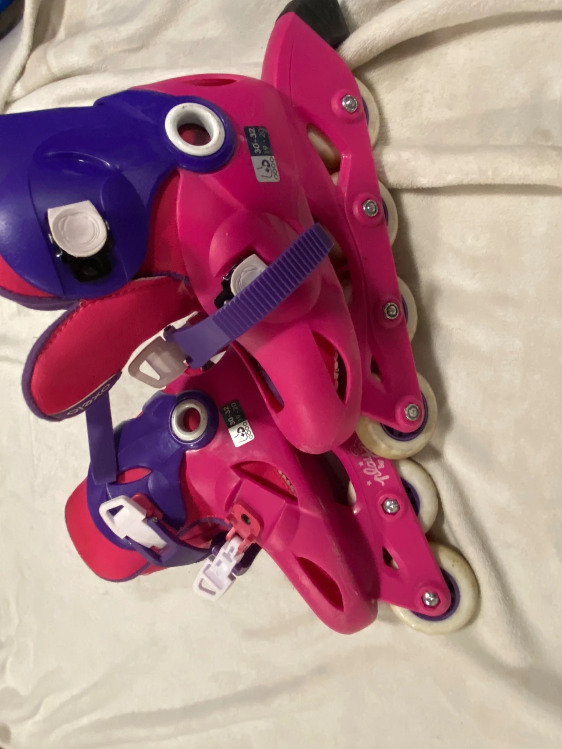 Oxelo Play3 rosa/lila rullskridskor - 2