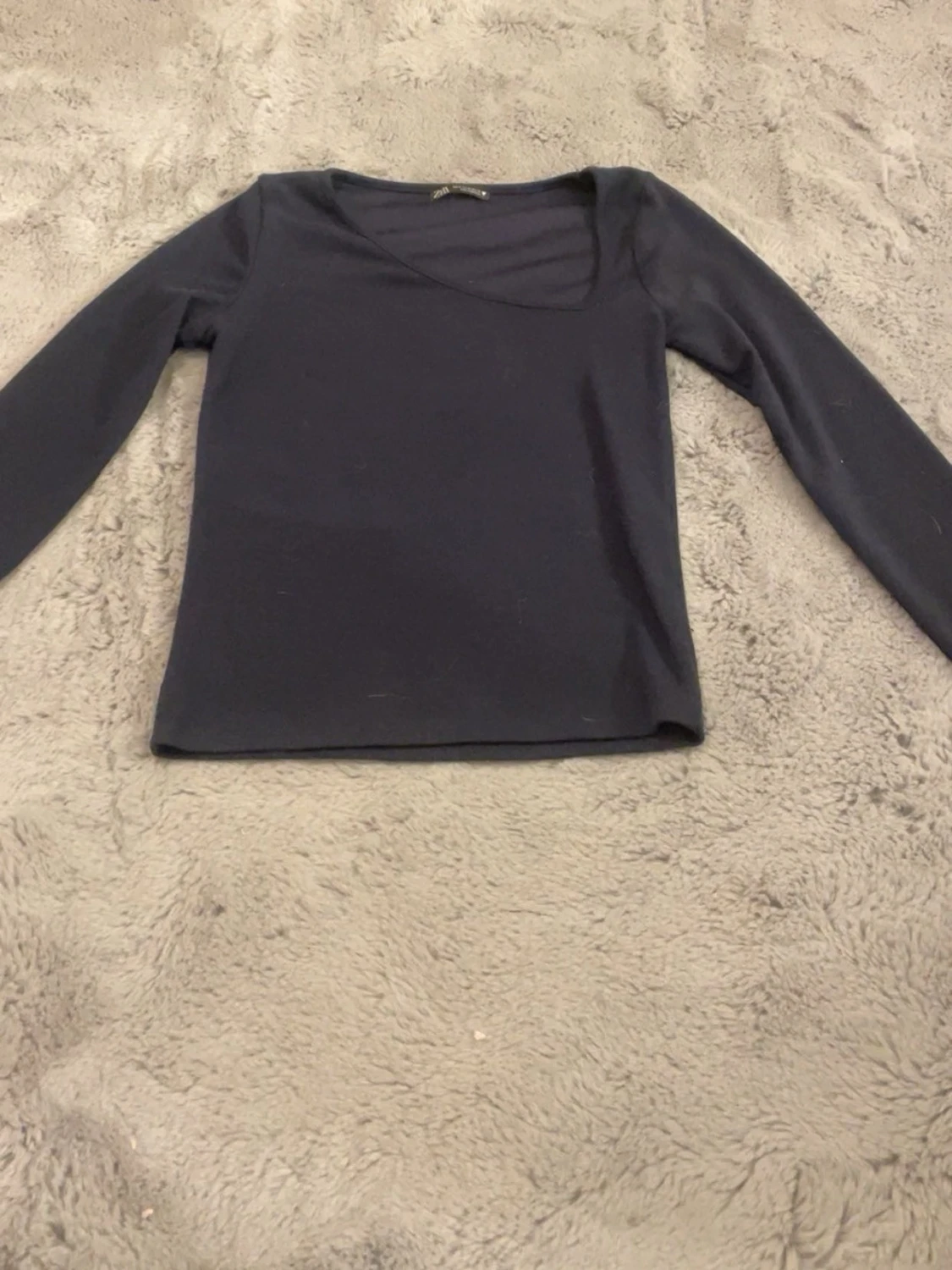 Svart långärmad topp från Zara