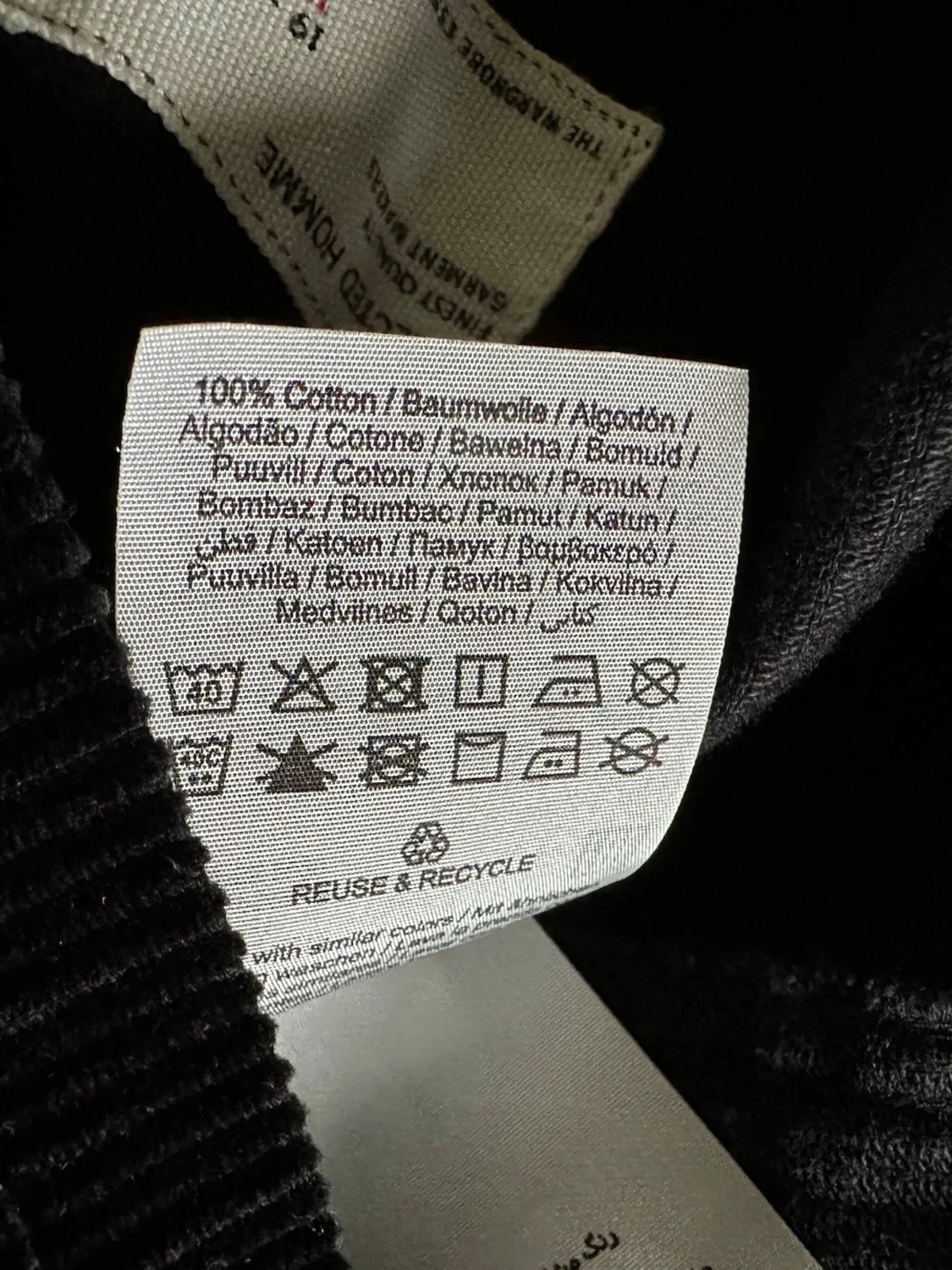 Svart manchester overshirt från Selected Homme - 3