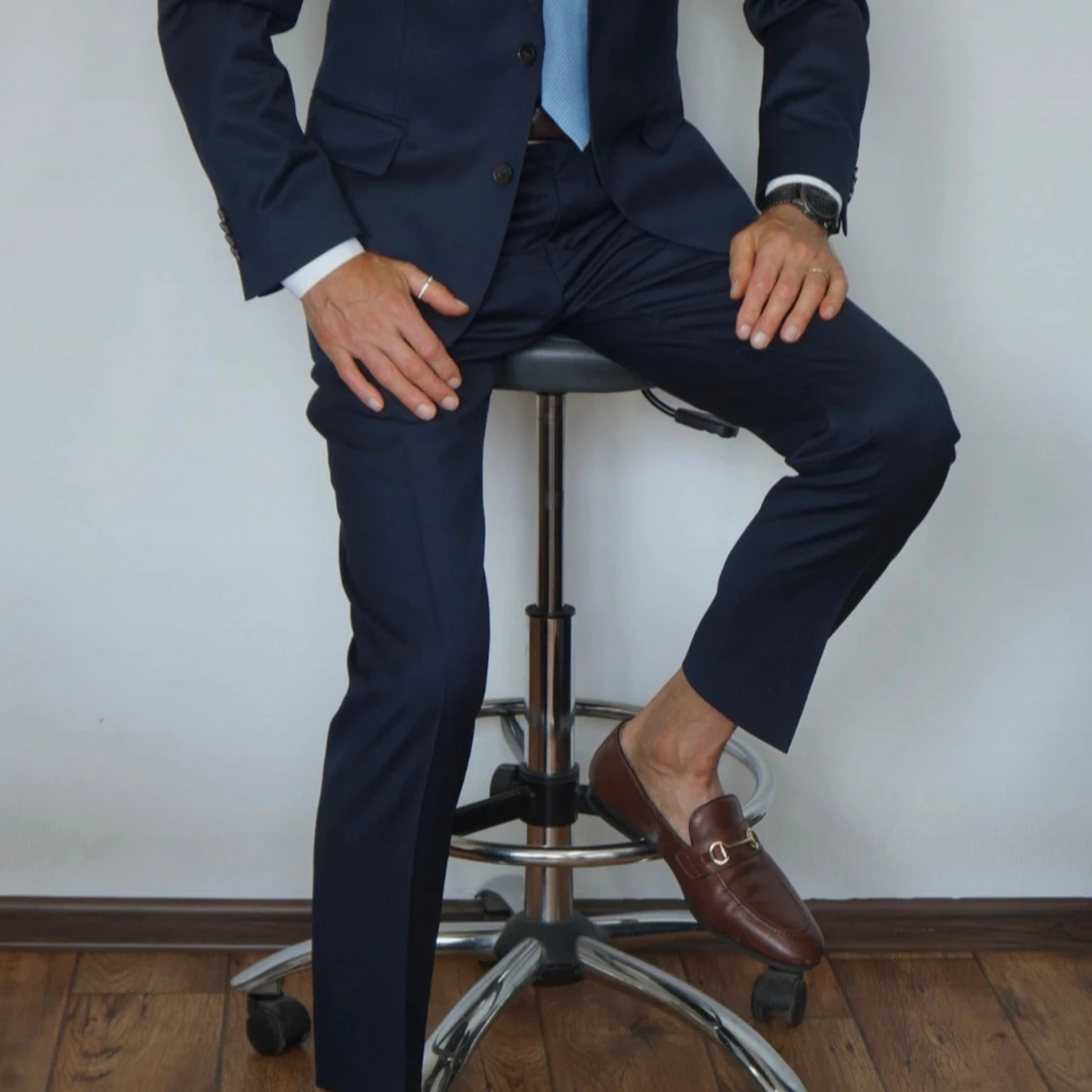 Ny mörkblå kostym Bytom/Intermoda – stl 176/100/88 (S) – klassisk passform - 2