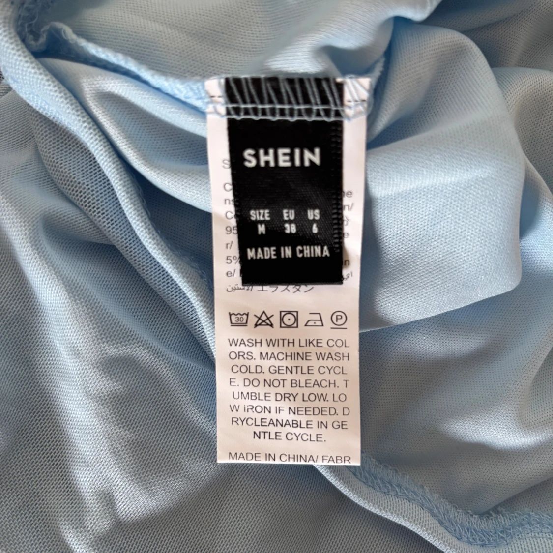 Ljusblå tight minikjol från SHEIN - 2